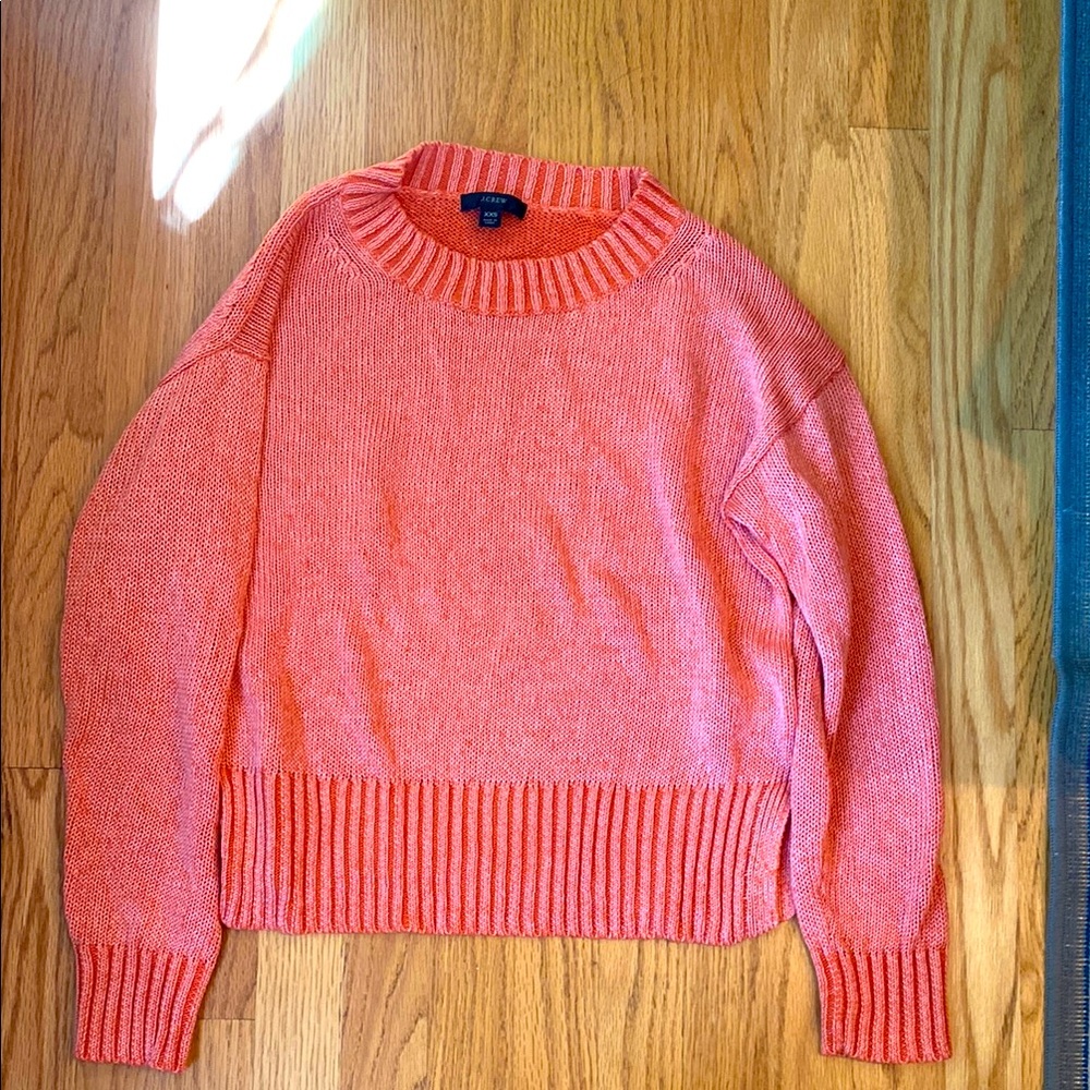 J. Crew Coral Sweater